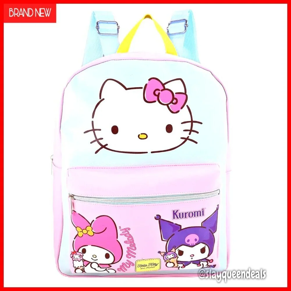 Mini Faux Leather Backpack with Adjustable Straps and Front Pocket